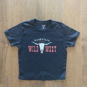Nashville Wild West Women's Black Tee